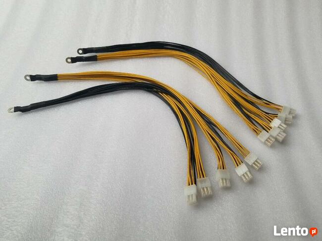 Przewody 6-pin na zasilacz BITMAIN APW3++ zaciskane 50cm