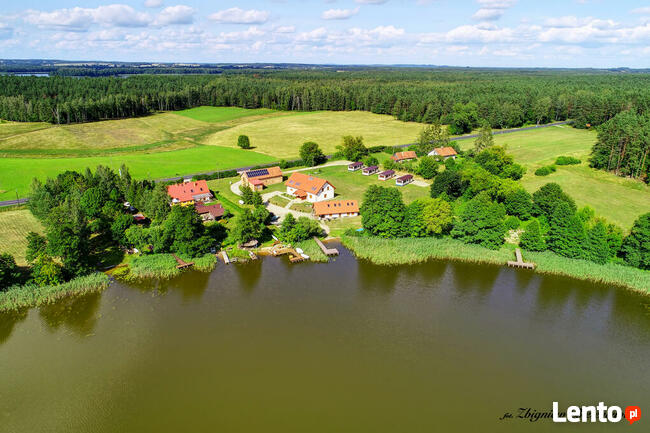 Duży dom na Mazurach dla grup jezioro balia z jacuzzi, plaża