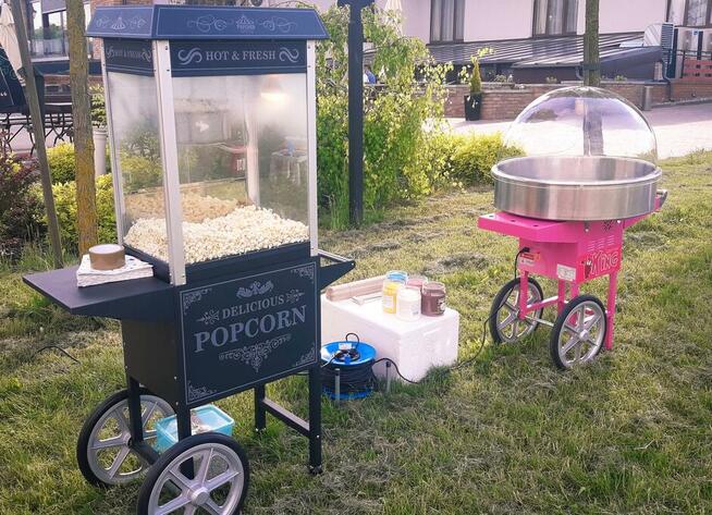 wata cukrowa/popcorn/fotobudka/animacje dla dzieci/animator