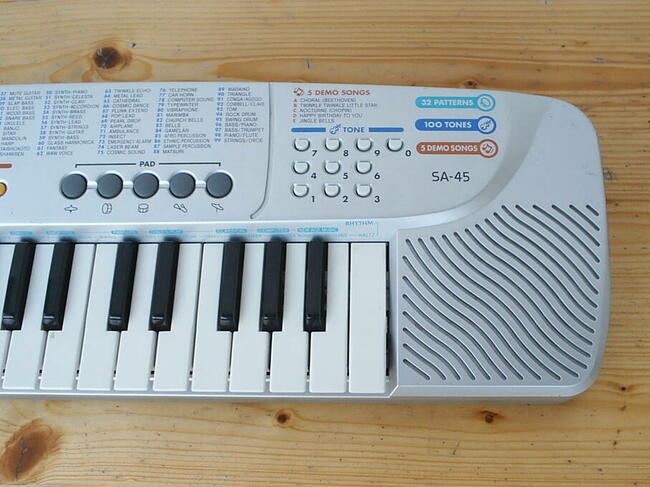 Keyboardy dla dzieci Casio SA-45
