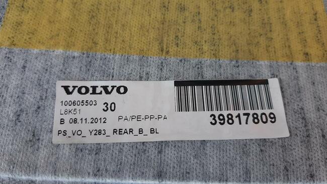 PÓŁKA TYŁ VOLVO S80 od2006-2015