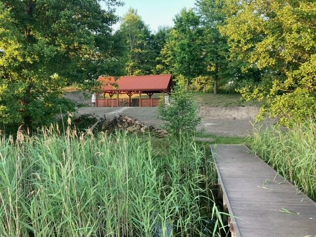Duży dom na Mazurach dla grup jezioro balia z jacuzzi, plaża