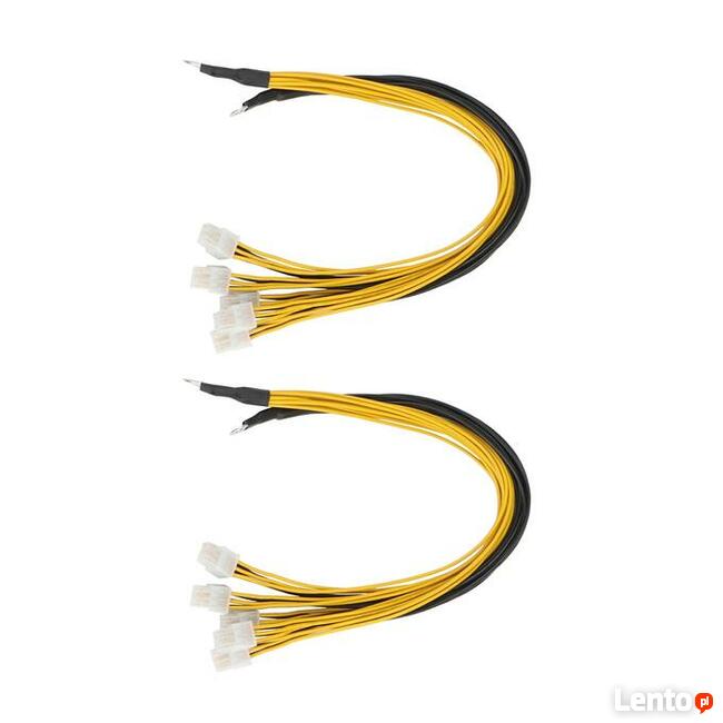 Przewody 6-pin na zasilacz BITMAIN APW3++ zaciskane 50cm