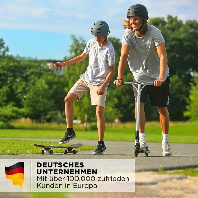 Kask skate BMX Rolki SkullCap M 55-58cm czarny