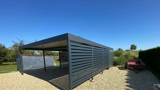 Wiata garażowa - carport multi wielostanowiskowa