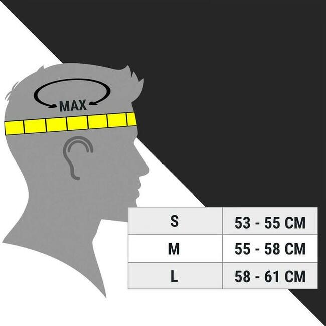 Kask skate BMX Rolki SkullCap M 55-58cm czarny