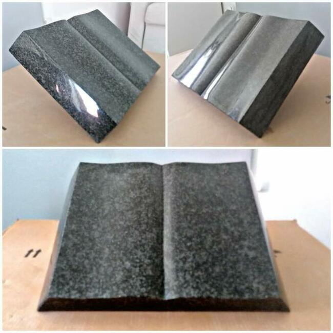 Książka granitowa nagrobek