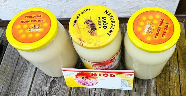MIÓD WIELOKWIATOWY KRAJOWY 0,9 LITRA PRODUKT POLSKI NADWYŻKI