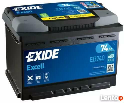 Akumulator 74Ah 680A Exide Excell