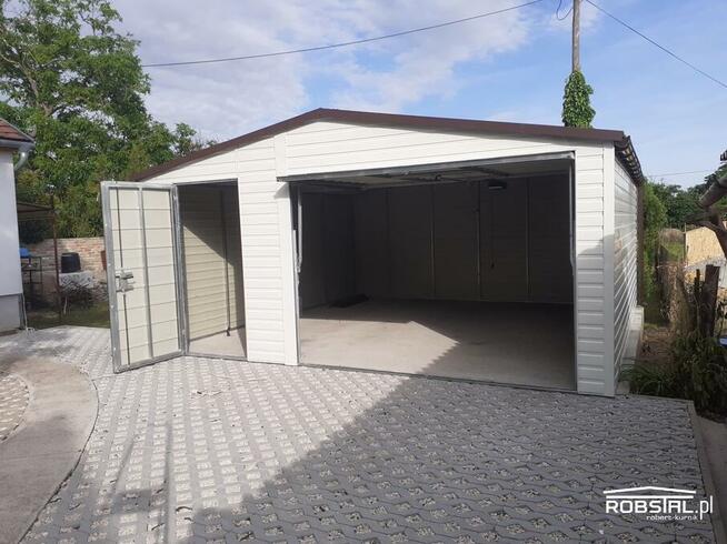 Garaż blaszany 5,3x5,5m PREMIUM!