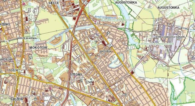 Działka budowlana Warszawa Mokotów, Sadyba