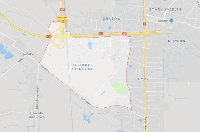 Działka budowlana Warszawa Ursynów, Jeziorki