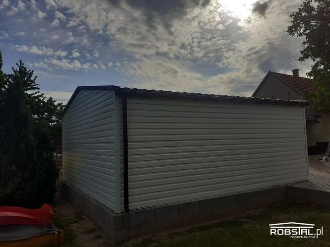 Garaż blaszany 5,3x5,5m PREMIUM!