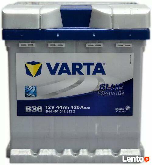Akumulator 44Ah 420A EN VARTA Blue Dynamic B36 kostka