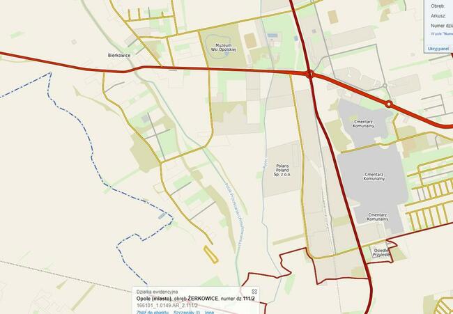 sprzedam działkę Opole Bierkowice