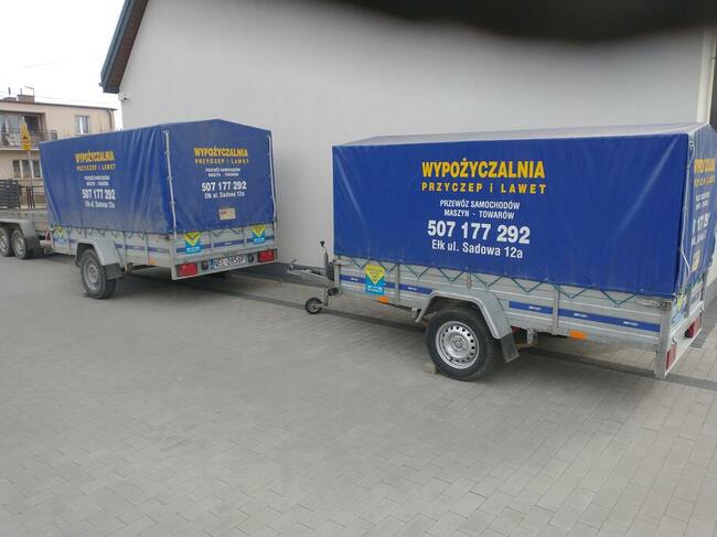 Wypożyczalnia przyczep , lawet . Wynajem przyczep