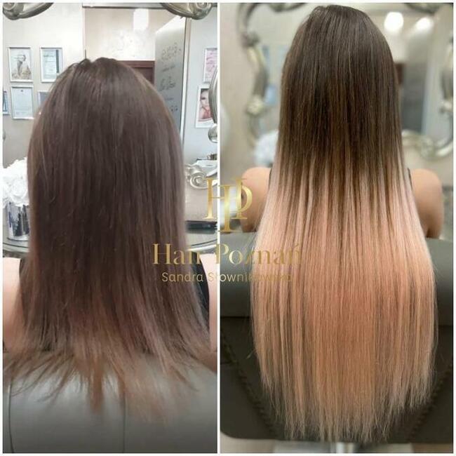 przedłużanie włosów poznań, włosy naturalne