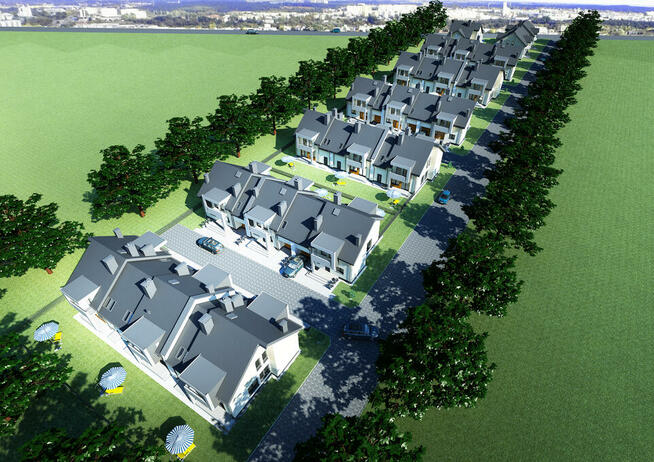 Ostatnie dostępne domy szeregowe na osiedlu Zawady