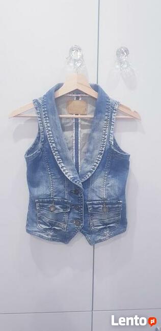 Jeansowa kamizelka Amisu NewYorker