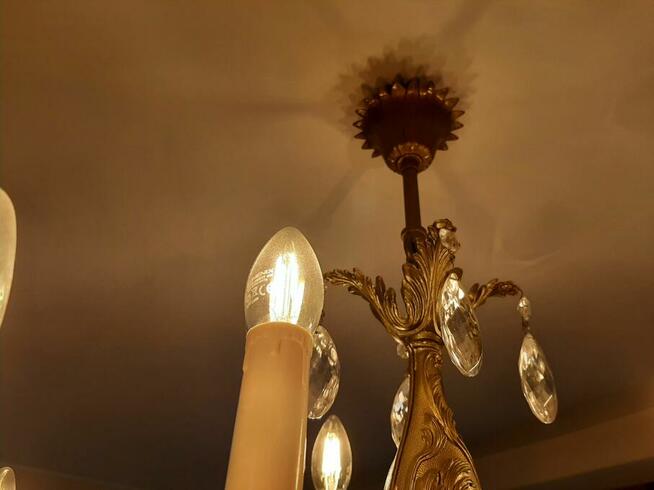 Żyrandol dwupoziomowy 6-ramienny