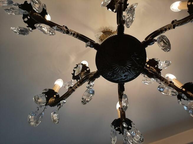 Żyrandol dwupoziomowy 6-ramienny