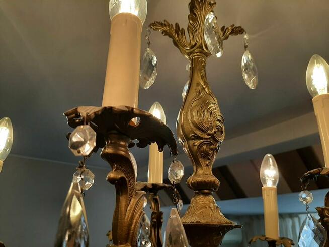 Żyrandol dwupoziomowy 6-ramienny