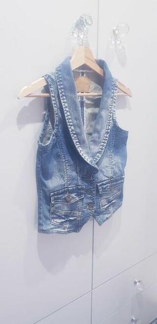 Jeansowa kamizelka Amisu NewYorker