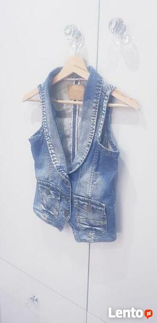 Jeansowa kamizelka Amisu NewYorker