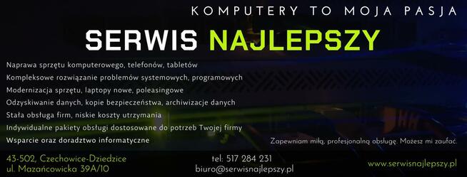 Serwis komputerowy dla firm / klientów indywidualnych