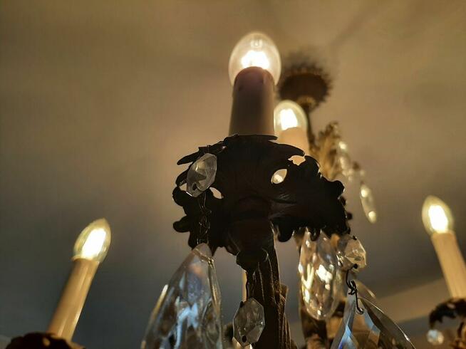 Żyrandol dwupoziomowy 6-ramienny