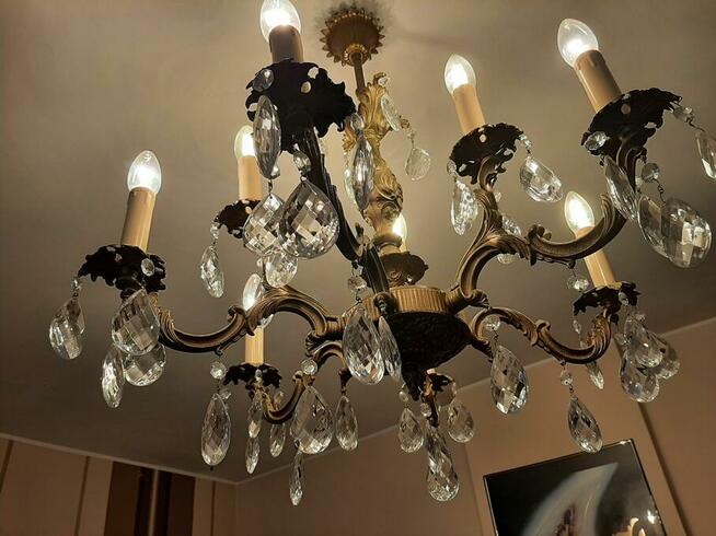 Żyrandol dwupoziomowy 6-ramienny