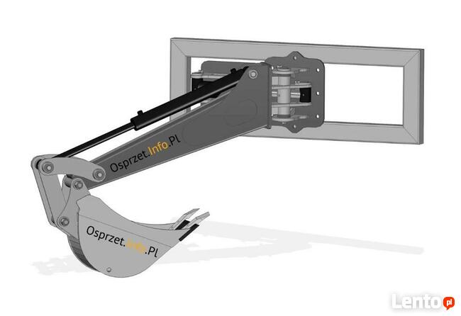 Ramię kopiące proste 1200 cm z łyżką 25 cm do ładowarki
