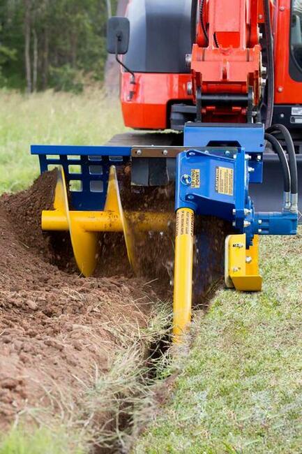 Koparka łańcuchowa MT900 do ładowarki, hydrauliczna