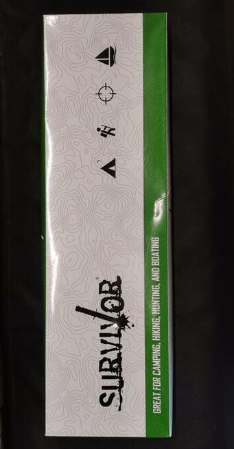 Nóż z czaszkami surwiwalowy, piracki