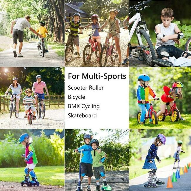 XJD dziecięcy kask na hulajnogę S czarny 49-55cm