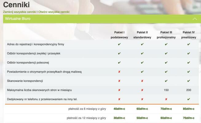 Wirtualne Biuro Warszawa Al. Jerozolimskie 89 - od 30 zł