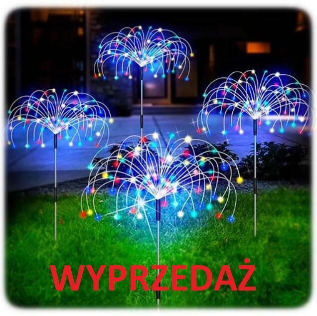 LAMPA SOLARNA LED drzewko , dmuchawiec , fajerwerki OZDOBA S