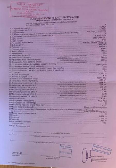 Przyczepa kempingowa Burstner LUX