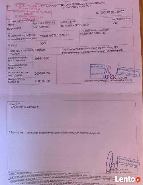 Przyczepa kempingowa Burstner LUX