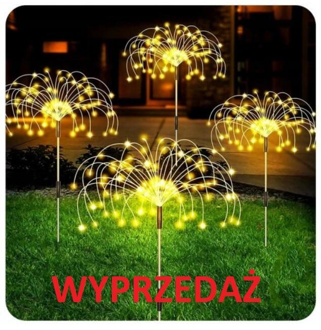 LAMPA SOLARNA LED drzewko , dmuchawiec , fajerwerki OZDOBA S