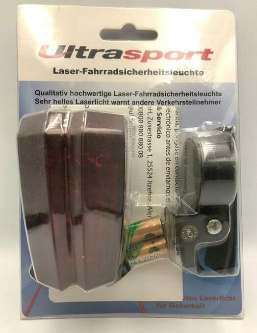 LAMPKA ROWEROWE TYLNA LED LASER ULTRASPORT
