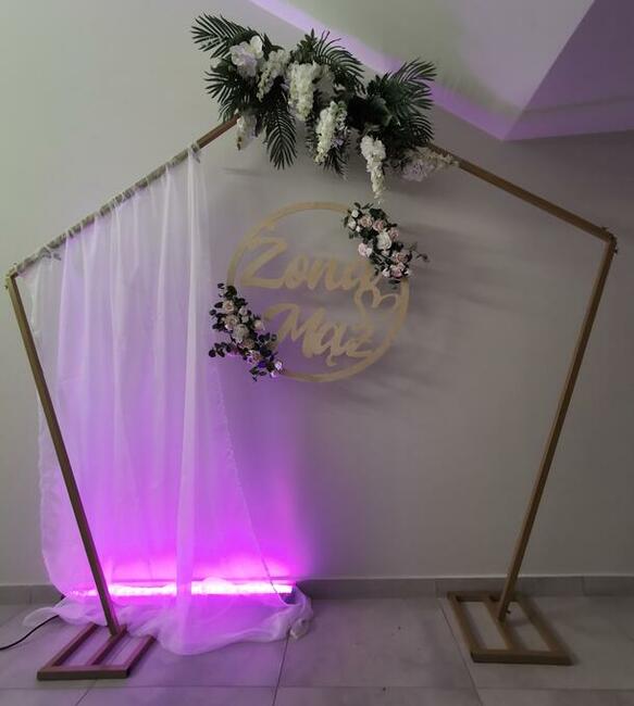 Wynajem czterobocznej ścianki dekoracyjnej