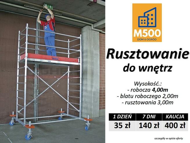 Wypożyczę DRABINĘ aluminiową 7m 3x11 drabina aluminiowa wyna