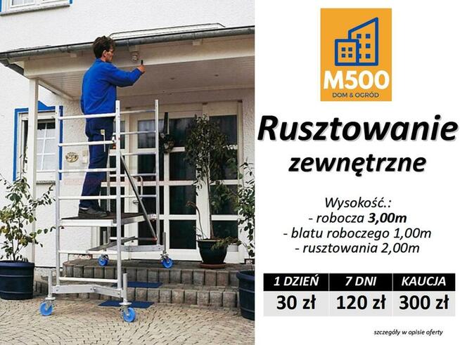 Wypożyczę DRABINĘ aluminiową 7m 3x11 drabina aluminiowa wyna
