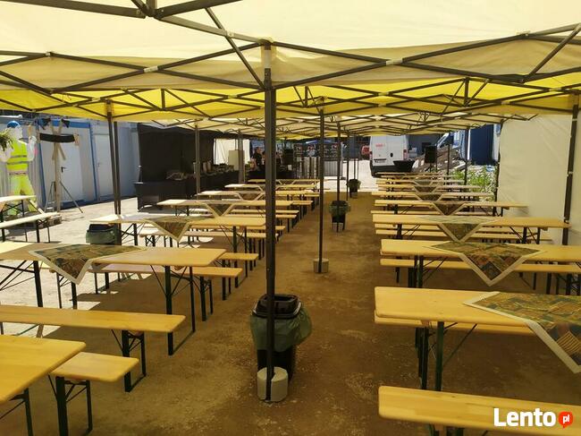 Parasol parasole ogrodowe stoły biesiadne krzesła