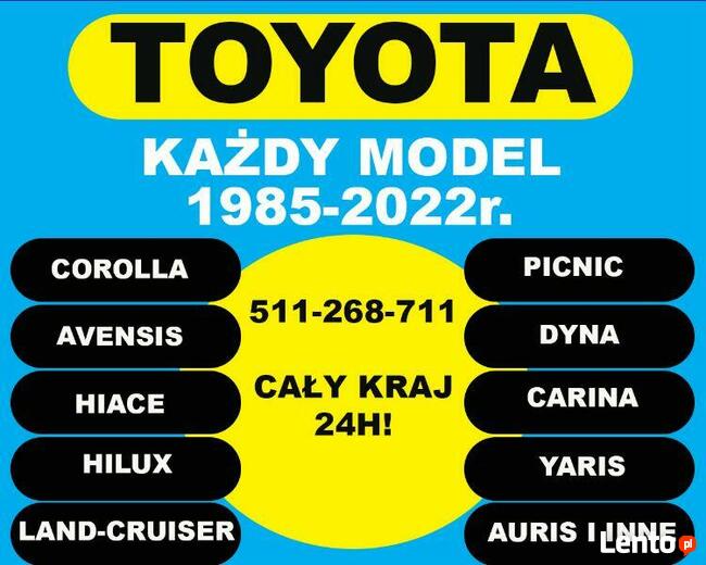 Skup aut toyota corolla hiace mercedes 190 sprinter, kaczka