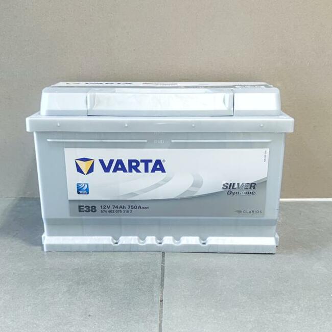 Akumulator VARTA SILVER 74Ah/750A E38 Łomża