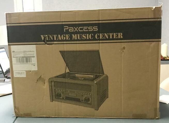 GRAMOFON PAXCESS RETRO USB CD BLUETOOTH