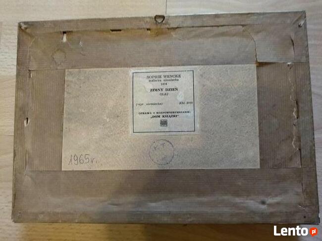 Obraz niemieckiej malarki Sophie Wencke Zimny dzień