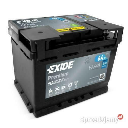 Akumulator Exide Premium 64Ah 640A EN PRAWY PLUS